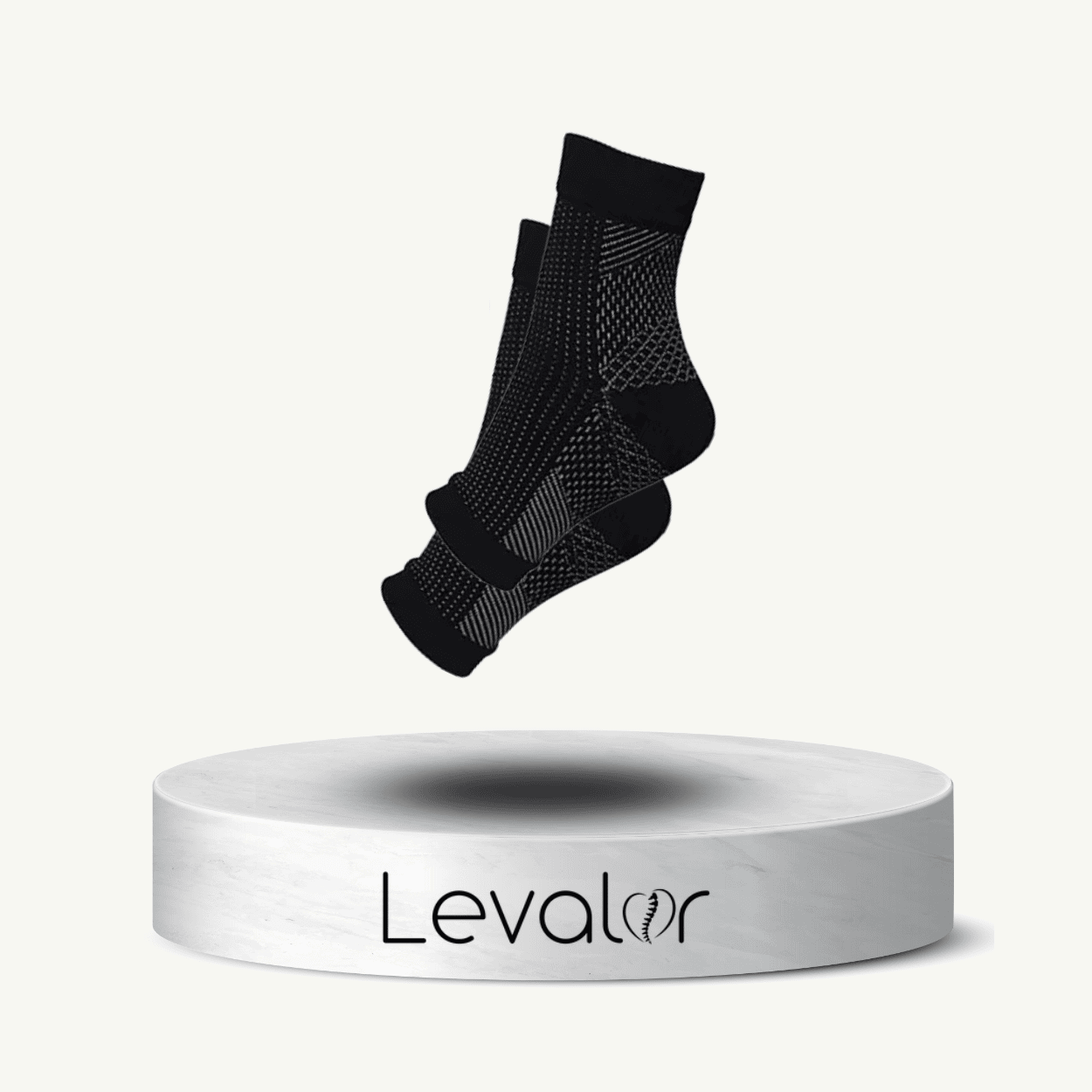 chaussette de compression levalor , une solution idéale contre les jambes lourdes et gonflées. Recommandé pour la circulation sanguine et les œdèmes
