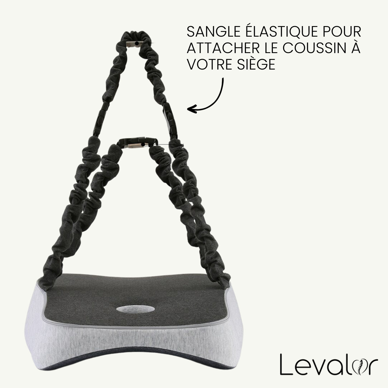 descriptif d'utilisation du coussin orthopedique levalor