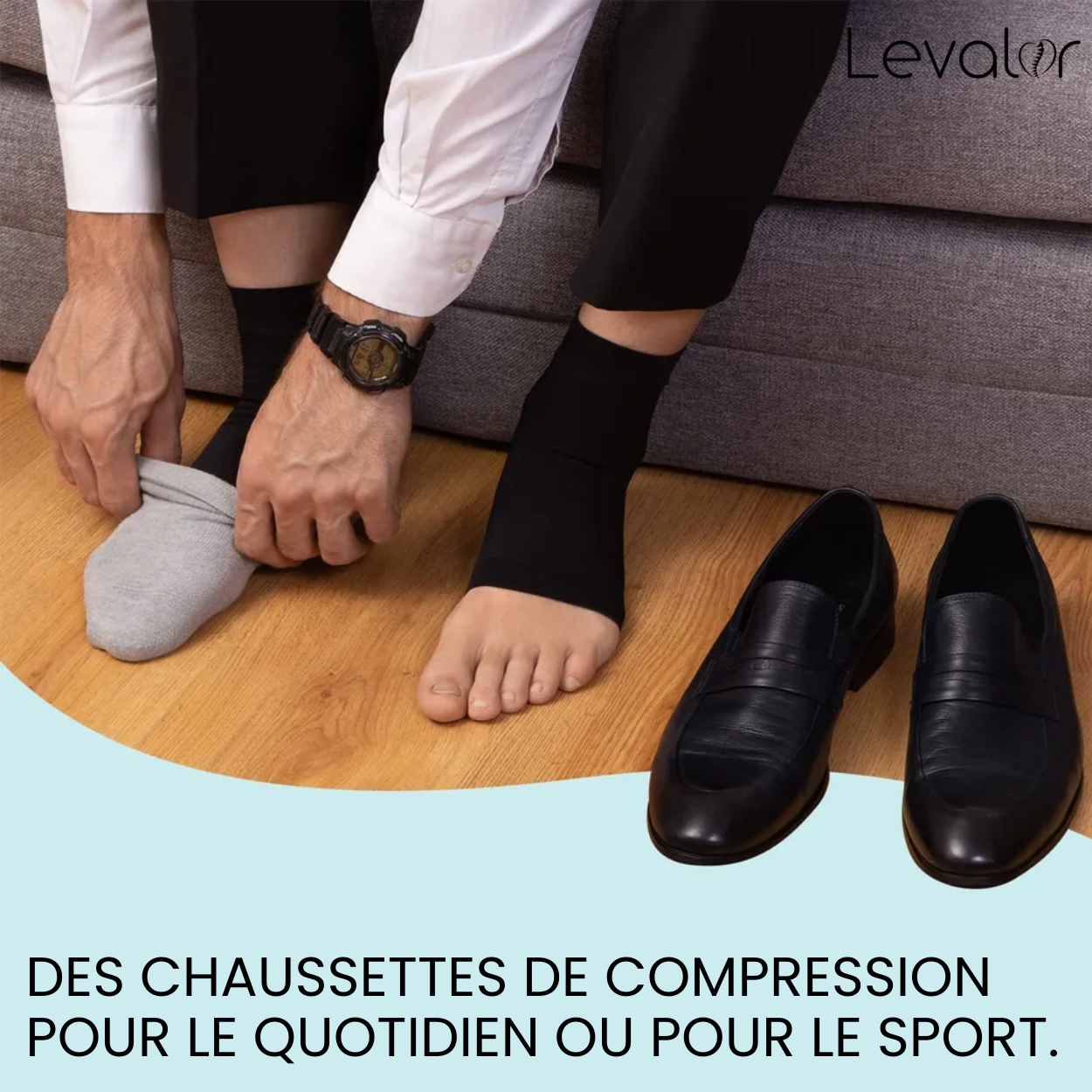 Chaussette de compresion adapteés pour tout types d'utilisation aux quoitidien