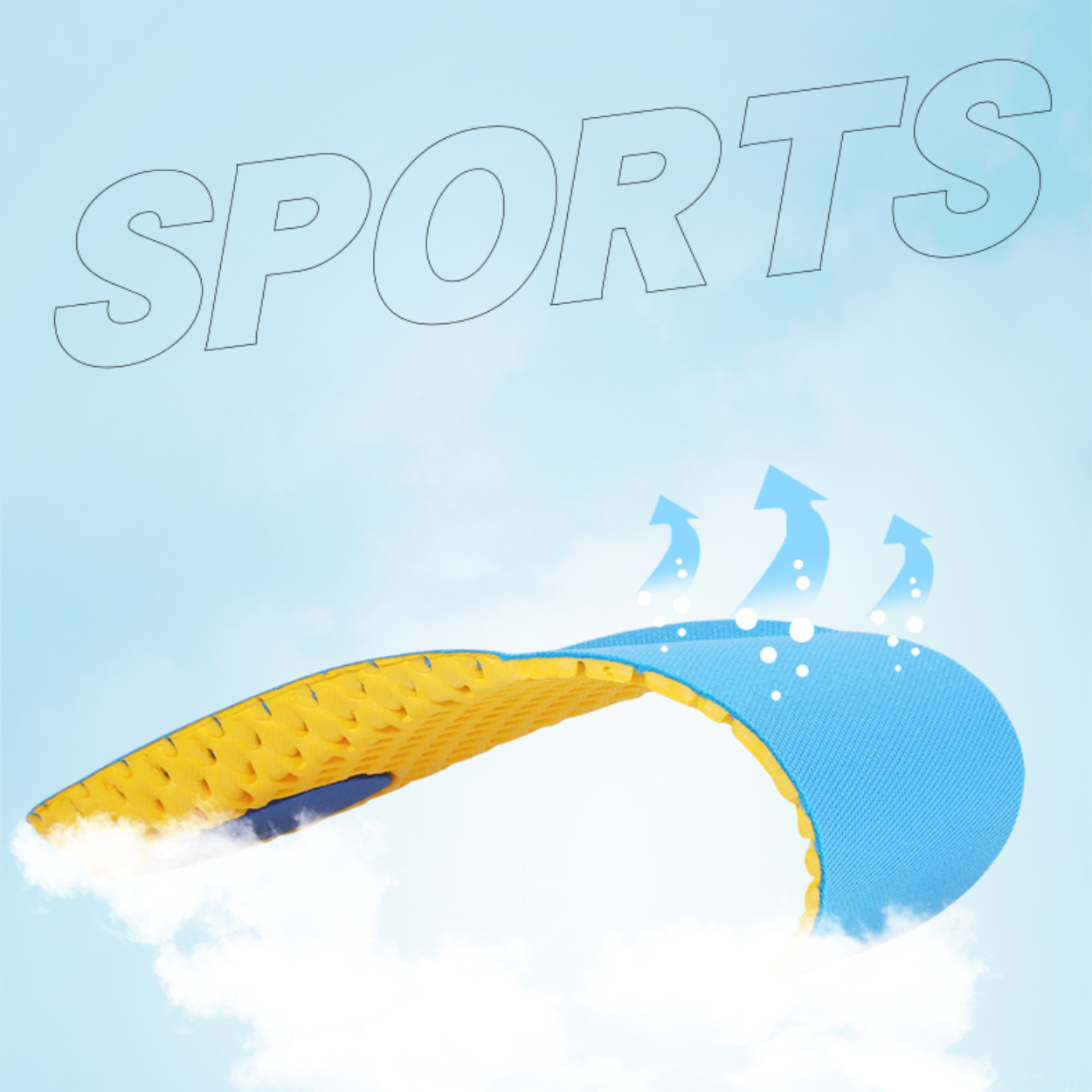 Semelles Orthopédiques en Mousse - Levalor - Respirant - Sport - Soin des pieds