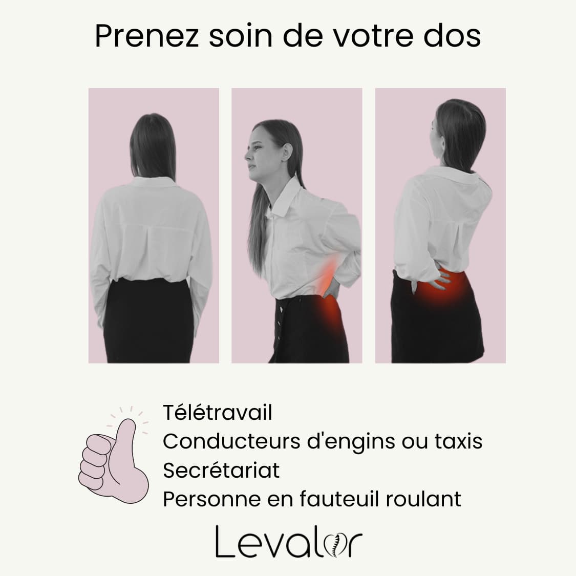nos coussins orthopedique levalor adaptés pour tout types d'utilisateurs pour soulages leurs douleurs