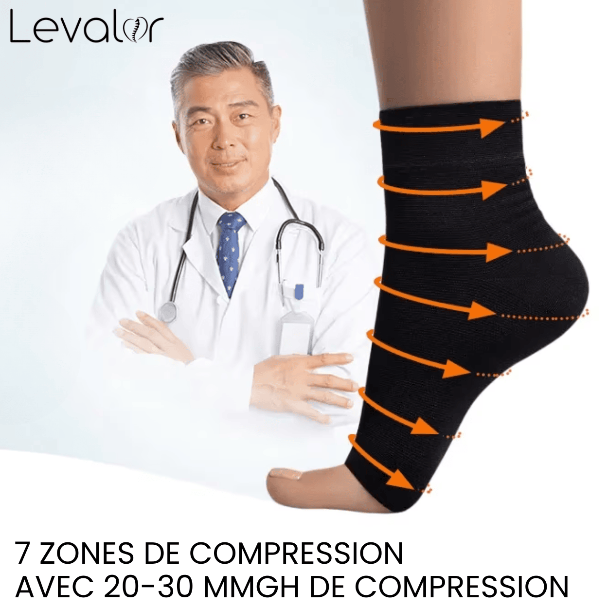 Manchon de compression Chaussette de compression chaussettes de compression chaussette compression bas de compression manchon de compression mollet chaussettes de compression running chaussette de neuropathie sport running circulation sanguine fasciite plantaire tendinite d’achille