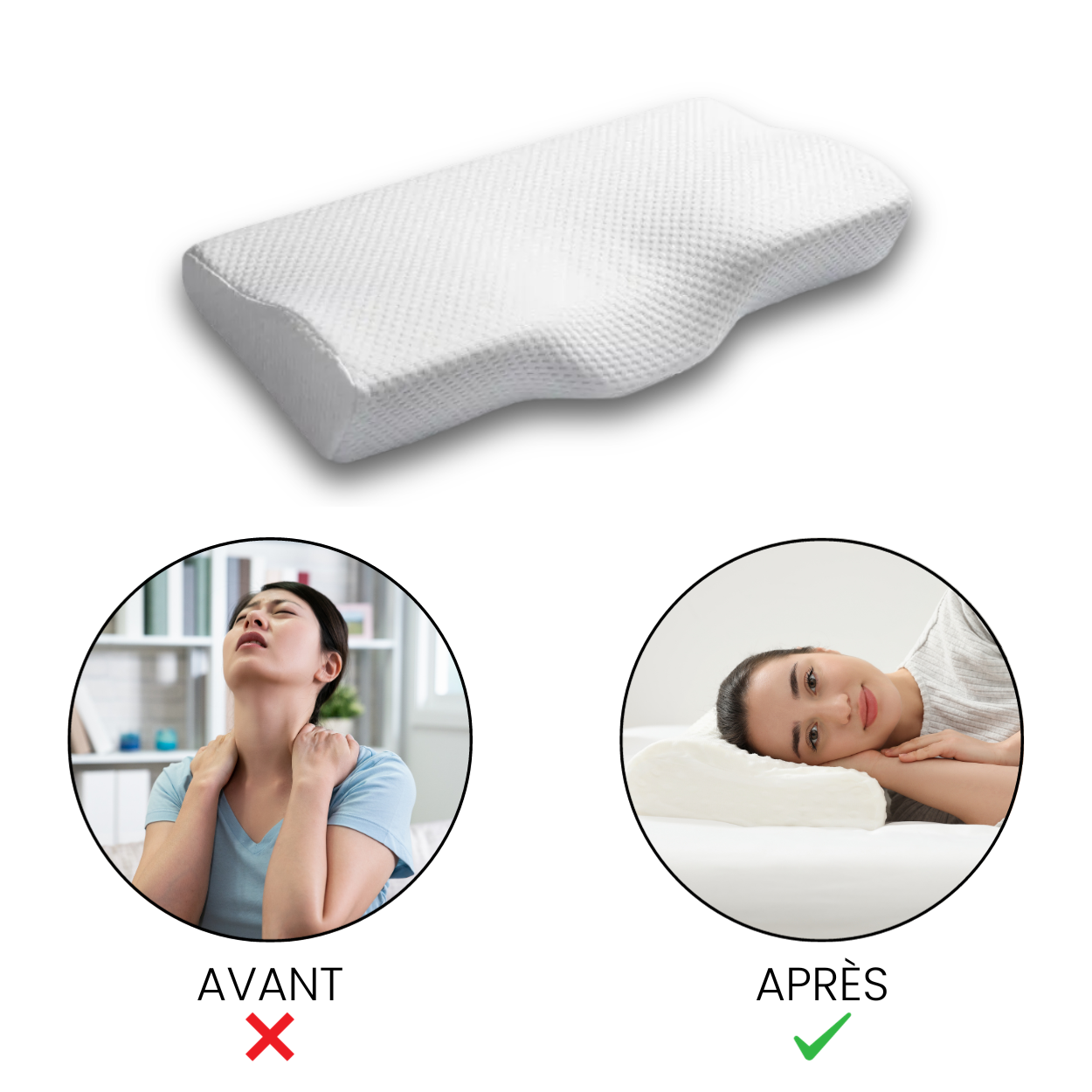 l'oreiller orthopedique Levalor change radicalement la qualité de vos nuits