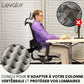 traversin de soutien lombaire à placer sur une chaise de bureau ou un siège de voiture, il est aussi utilisé pour la nuque, les cervicales, les genoux ou les lombaires mousse à mémoire de forme
