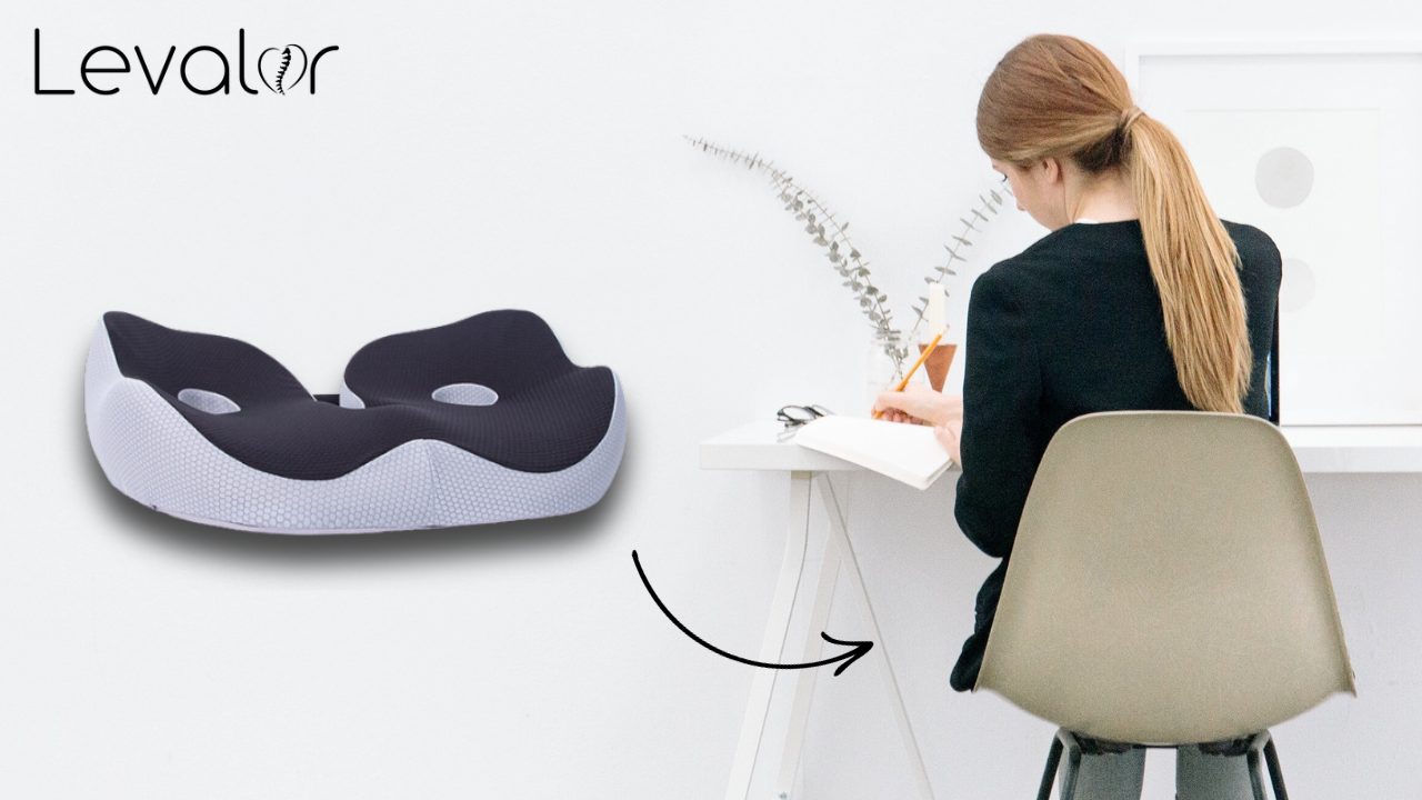 coussin orthopedique offre un confort idéal pour les journées de travail au bureau ou a domicile