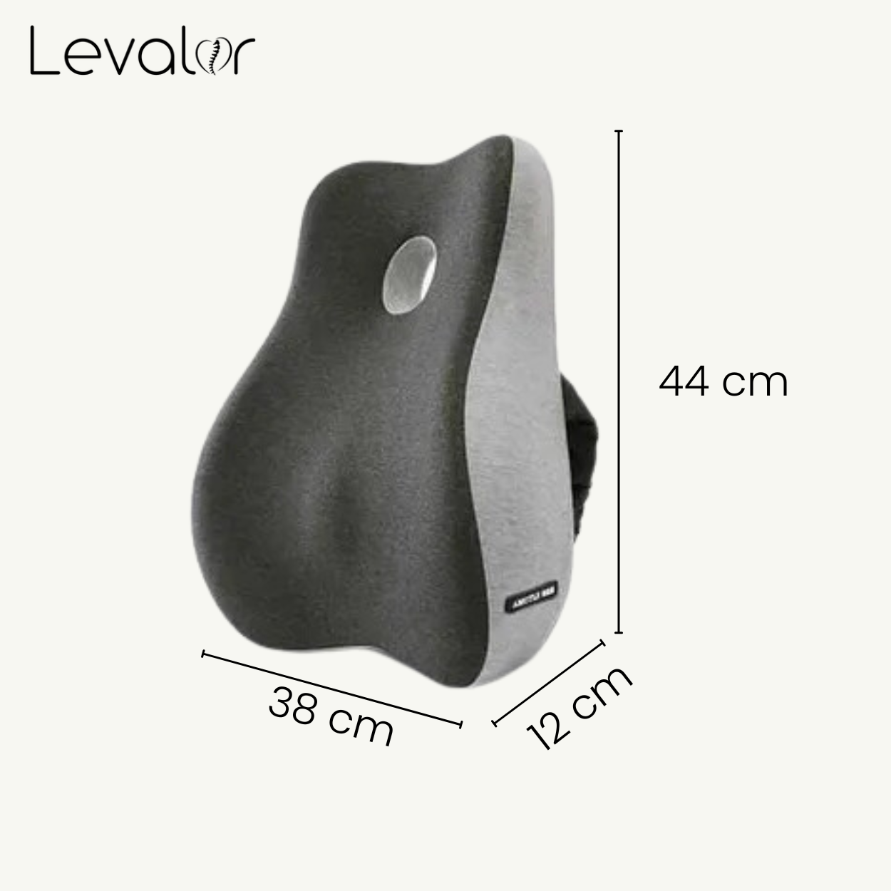 Dimension du coussin ergonomique conçus pour soulager les douleurs lombaires