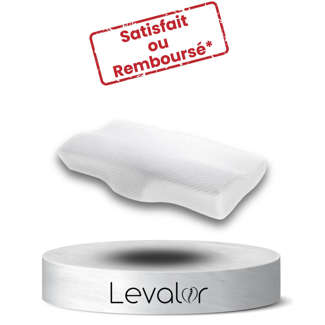 garantie a l'achat de l'oreiller ergonomique levalor