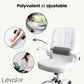 illustration de la polyvalence du traversin ergonomique levalor en voiture, au bureau ou a domicile.