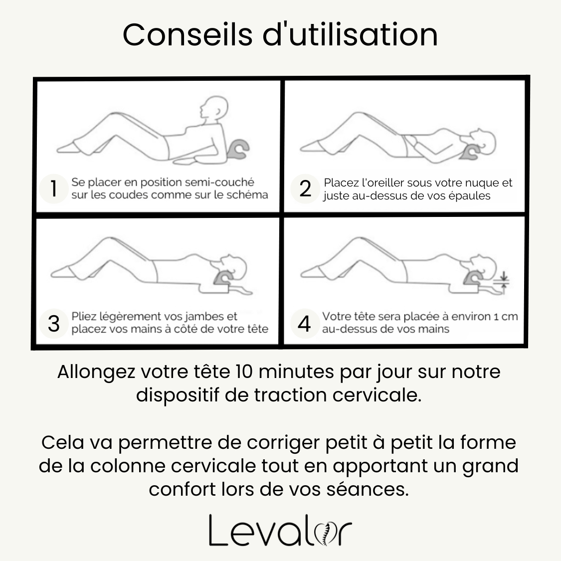 Conseils d'utilisation du coussin ergonomique levalor et promesses de confort apportée
